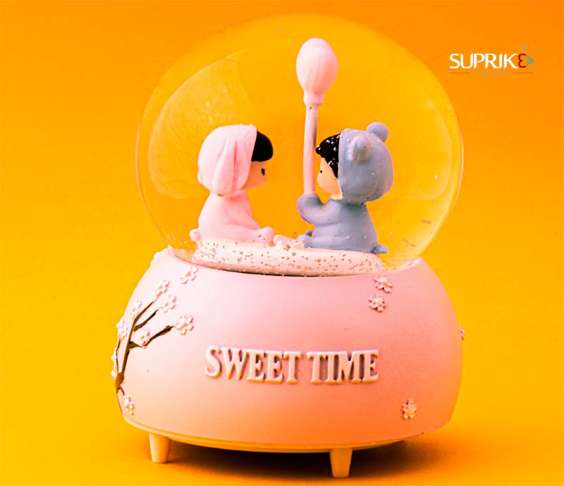 گوی موزیکال دختر و پسر مدل SWEET TIME — تصویر ۳