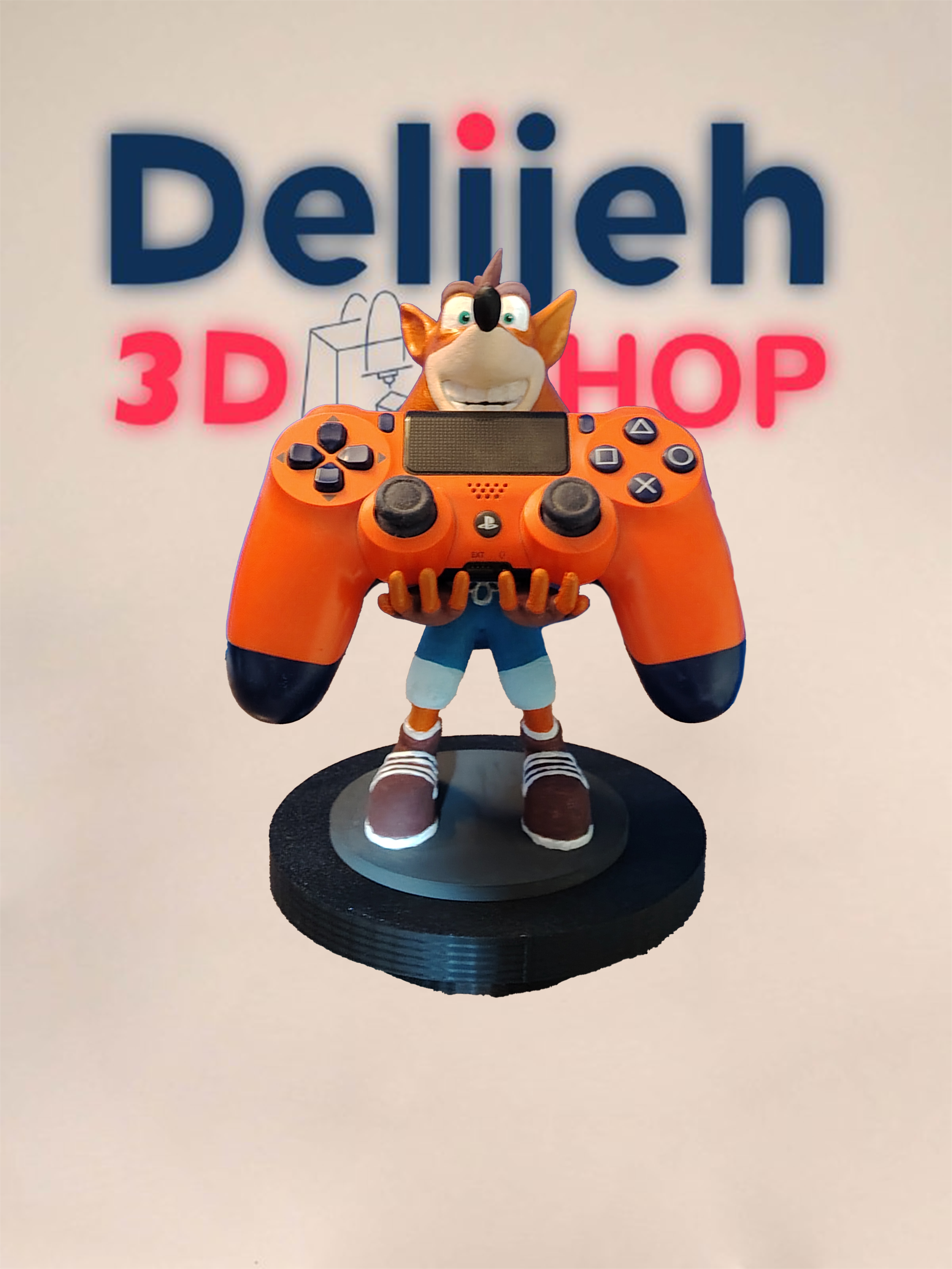 استند دسته PS5 طرح کراش Crash Bandicoot — تصویر ۳