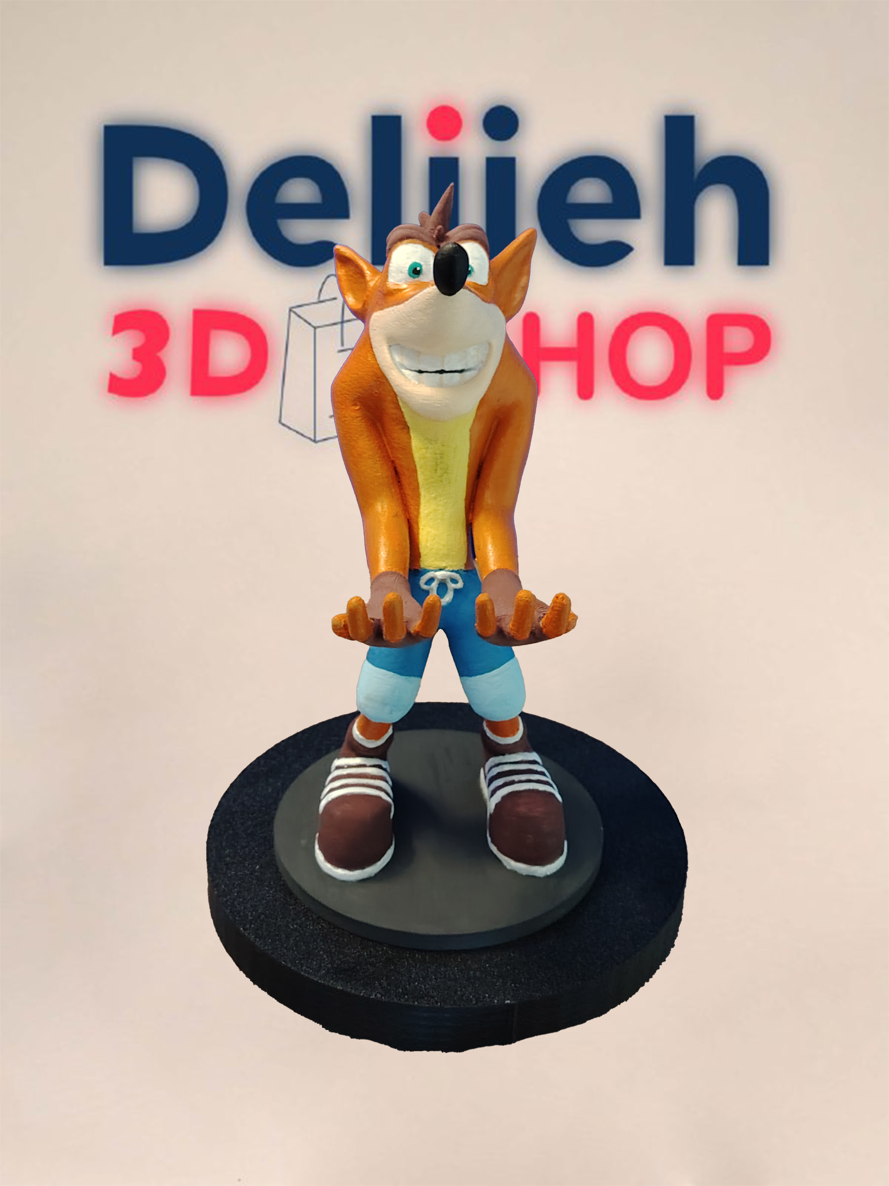 استند دسته PS5 طرح کراش Crash Bandicoot — تصویر ۵