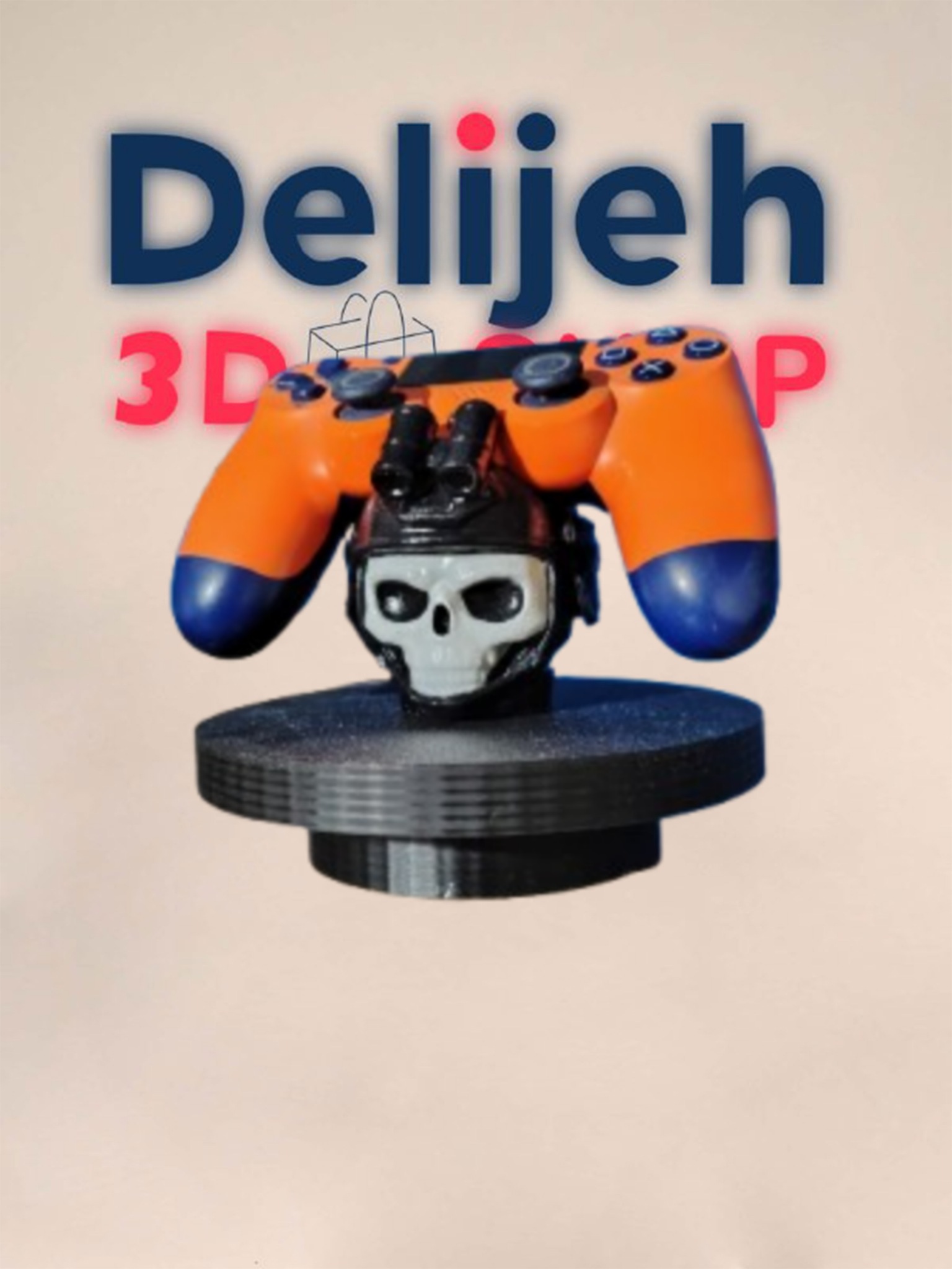 استند دسته ps5 طرح گوست Call Of Duty — تصویر ۴