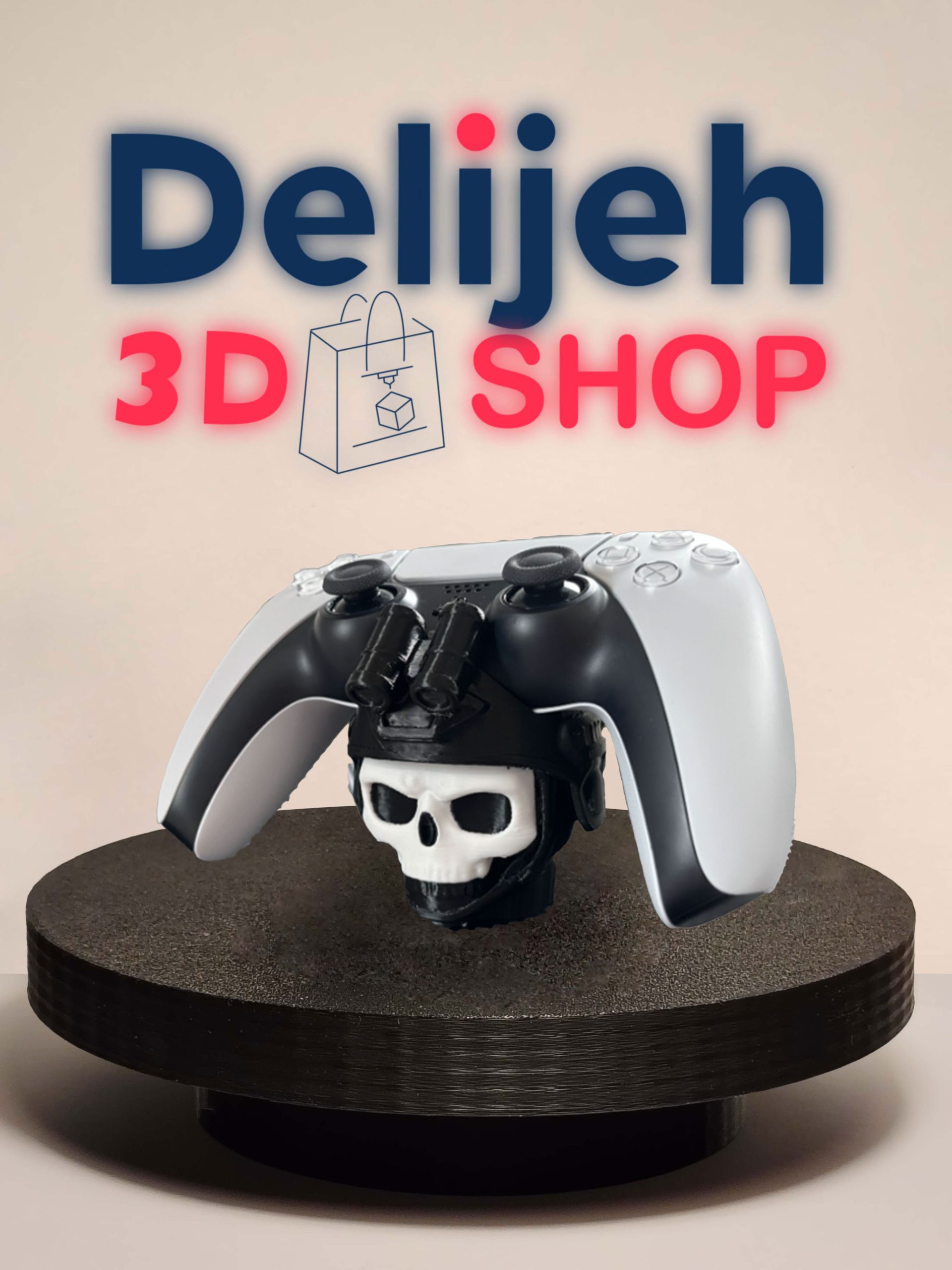 استند دسته ps5 طرح گوست Call Of Duty — تصویر ۲