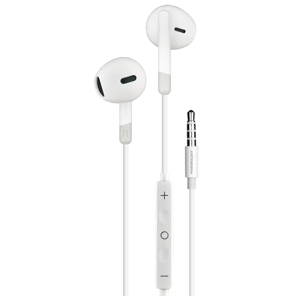 هندزفری سیمی پاورولوژی مدل AUX 3.5mm Stereo PWEPHR17 — تصویر ۳