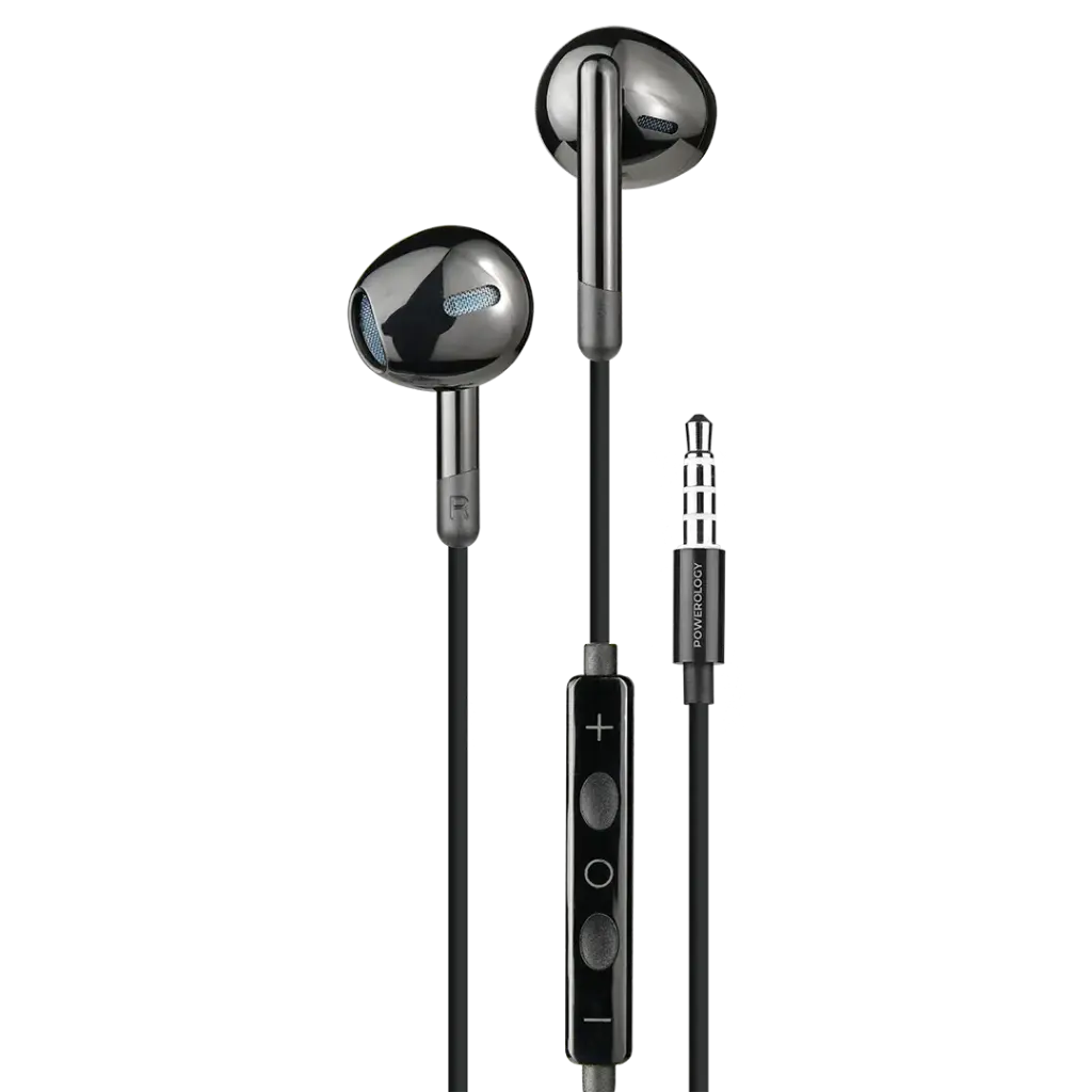 هندزفری سیمی پاورولوژی مدل AUX 3.5mm Stereo PWEPHR17 — تصویر ۲