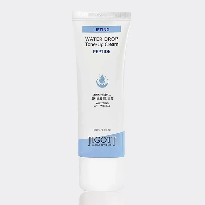 کرم مرطوب کننده پپتاید جیگوت Jigott Lifting Peptide Water Drop Tone-up Cream 50ml