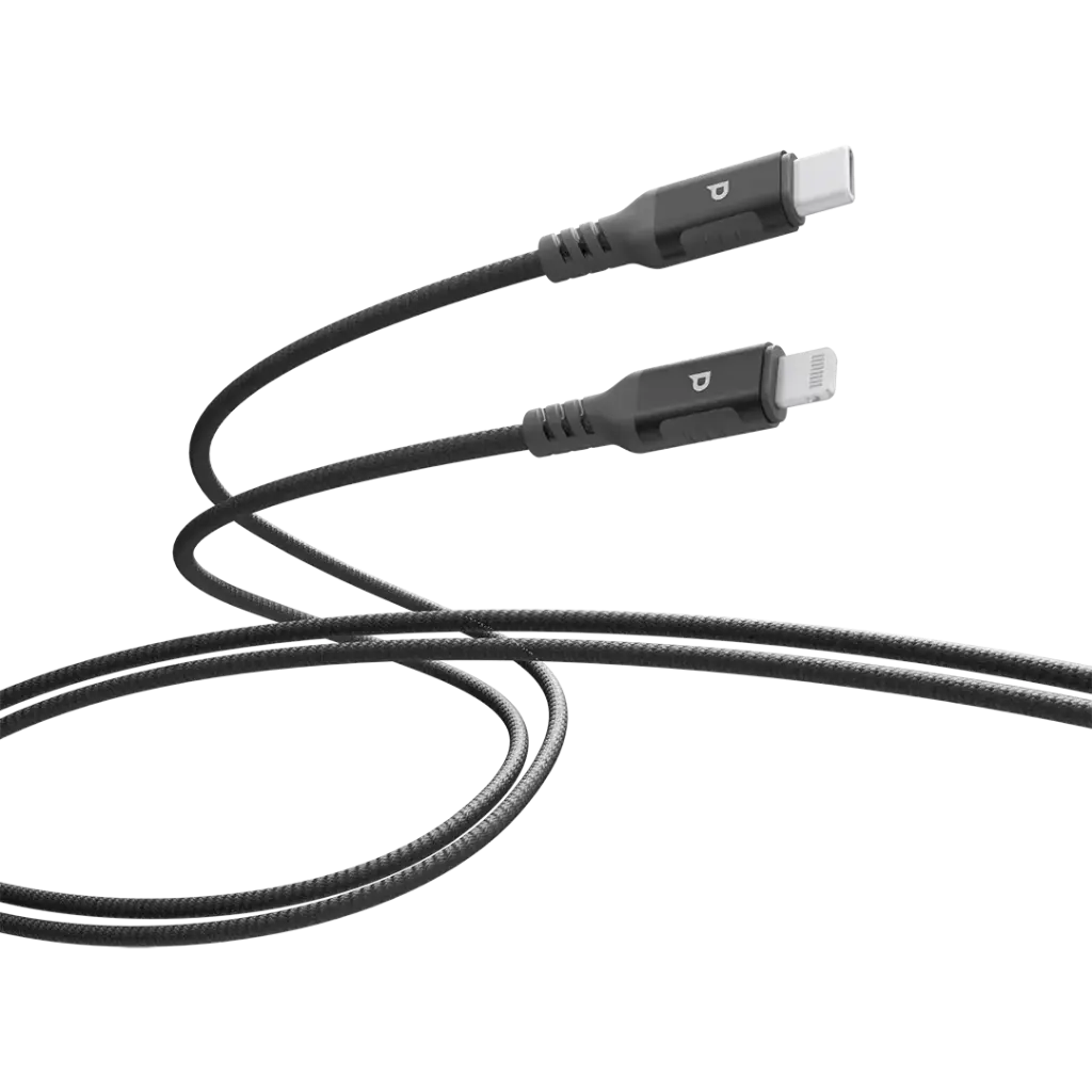 کابل شارژ و دیتا USB-C به Lightning 30W پاورولوژی PC031 مدل PCAB031GY