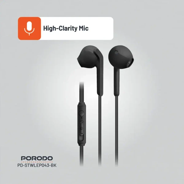 هندزفری استریو تایپ سی Porodo Soundtec PD-STWLEP043 — تصویر ۳