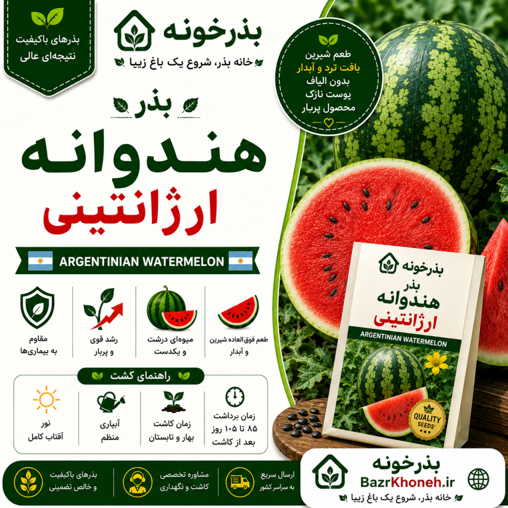 بذر هندوانه ارژانتینی — تصویر ۲