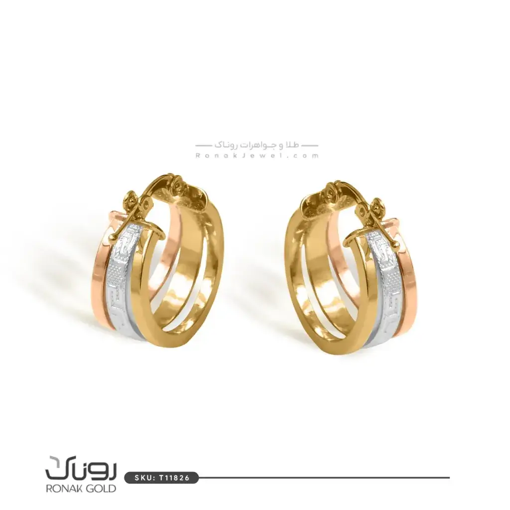 گوشواره طلای امگا