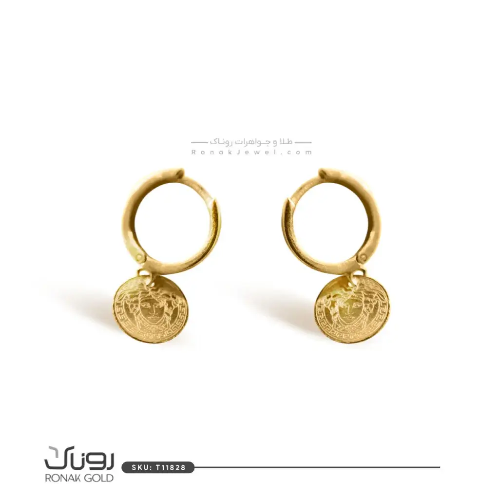 گوشواره مینیمال طرح ورساچه