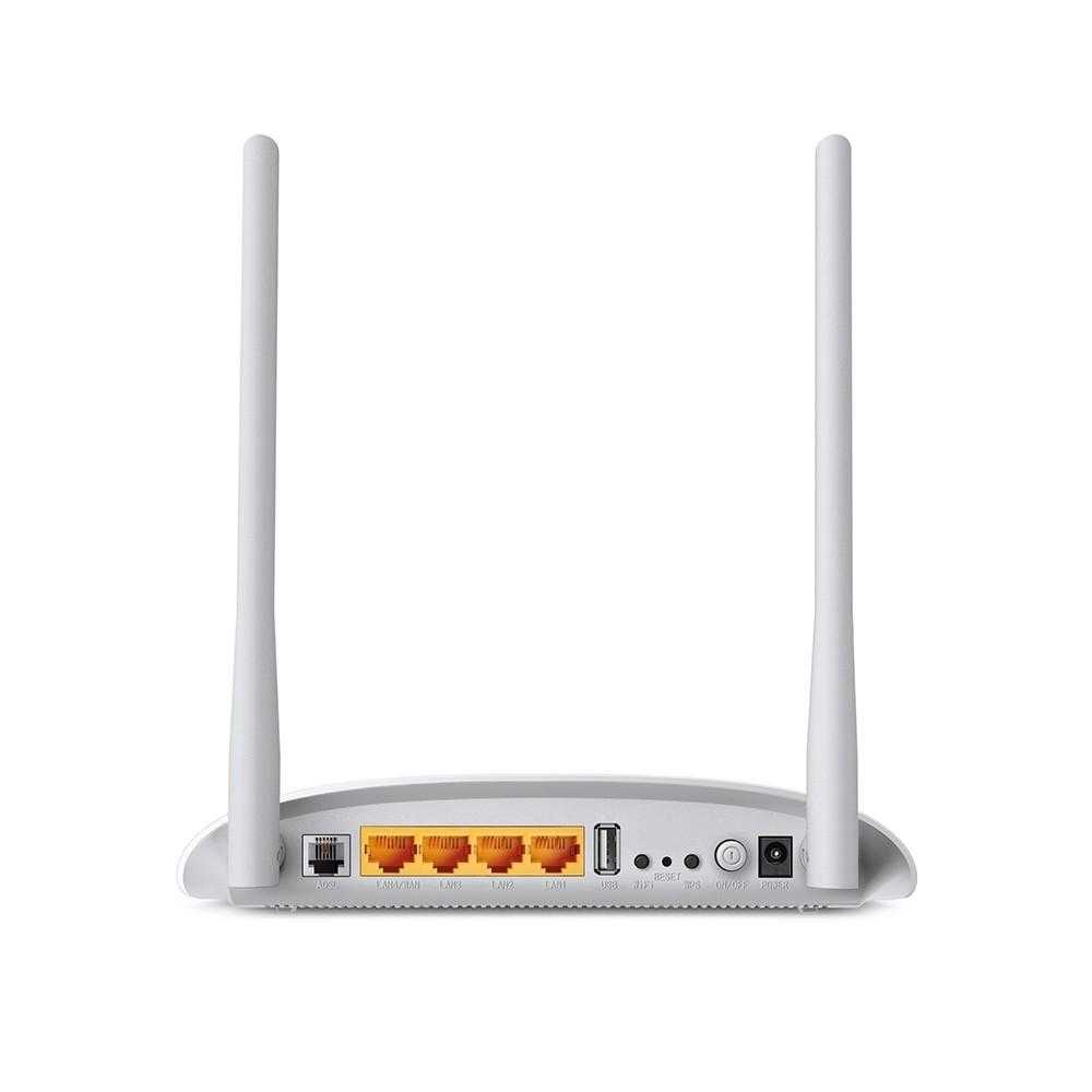 مودم +USB ADSL2 وایرلس N300 تی پی لینک مدل TD-W8968 — تصویر ۴