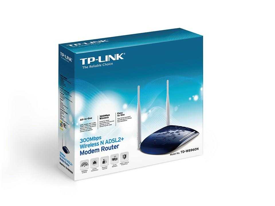 مودم +ADSL2 وایرلس N300 تی پی لینک مدل TD-W8960N — تصویر ۵