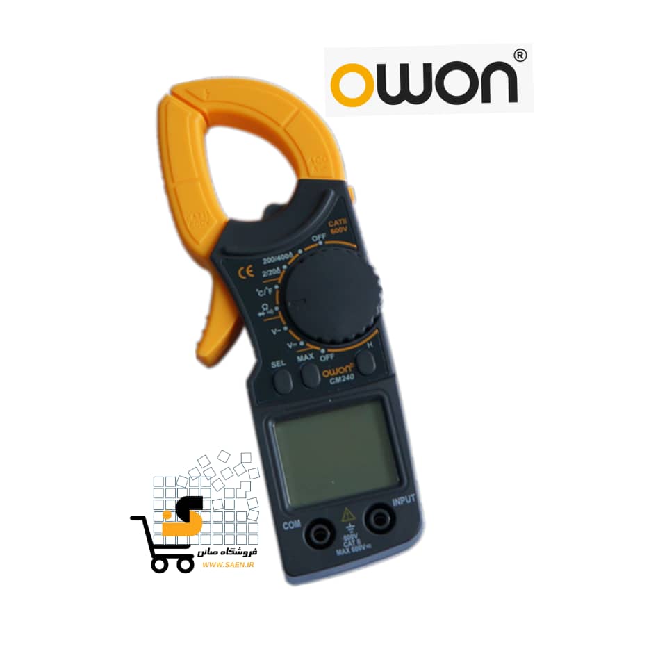 مینی کلمپ آمپر متر AC دیجیتال مدل CM240 ساخت OWON هنگ کنگ — تصویر ۲