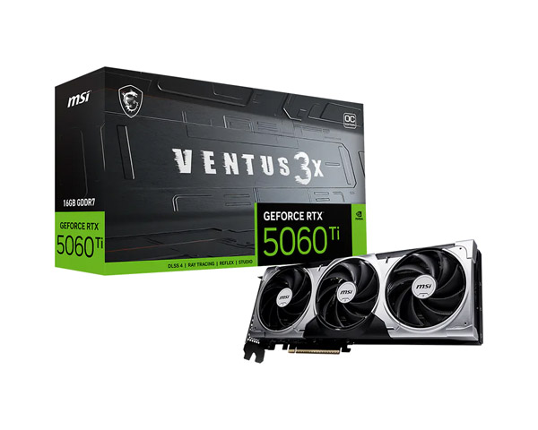 کارت گرافیک ام اس آی مدل RTX 5060 Ti OC Ventus 3X حافظه 8 گیگابایت