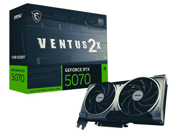 کارت گرافیک ام اس آی مدل RTX 5070 VENTUS 2X OC 12GB