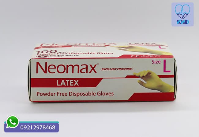 دستکش نئومکس (Neomax) سایز L | بسته 100 عددی — تصویر ۶