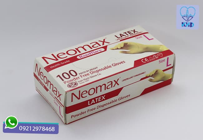 دستکش نئومکس (Neomax) سایز L | بسته 100 عددی — تصویر ۷