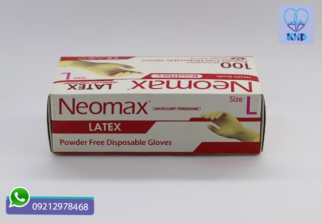 دستکش نئومکس (Neomax) سایز L | بسته 100 عددی — تصویر ۳