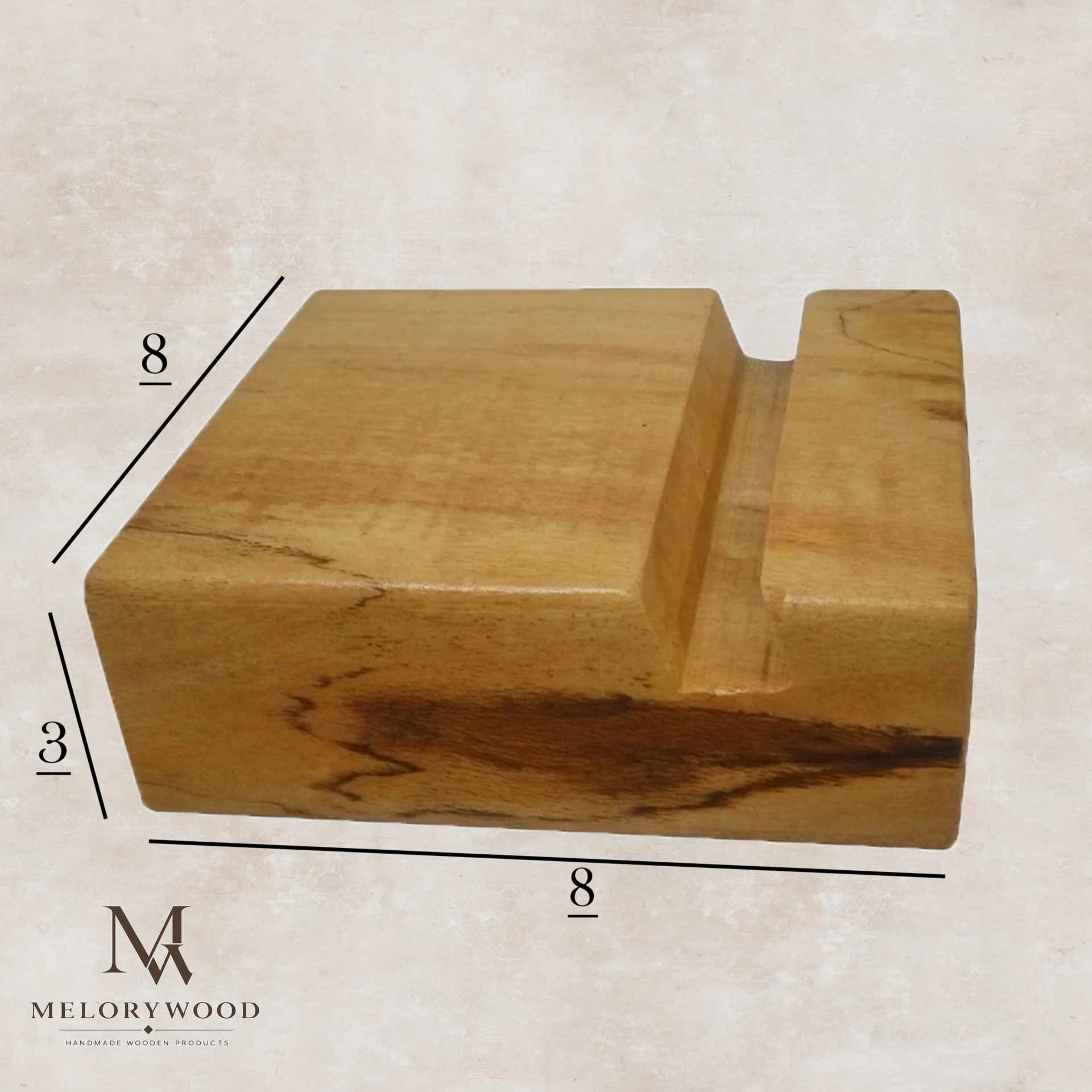 پایه نگهدارنده گوشی موبایل استند تبلت چوبی چوبیس کد 1-351 — تصویر ۳