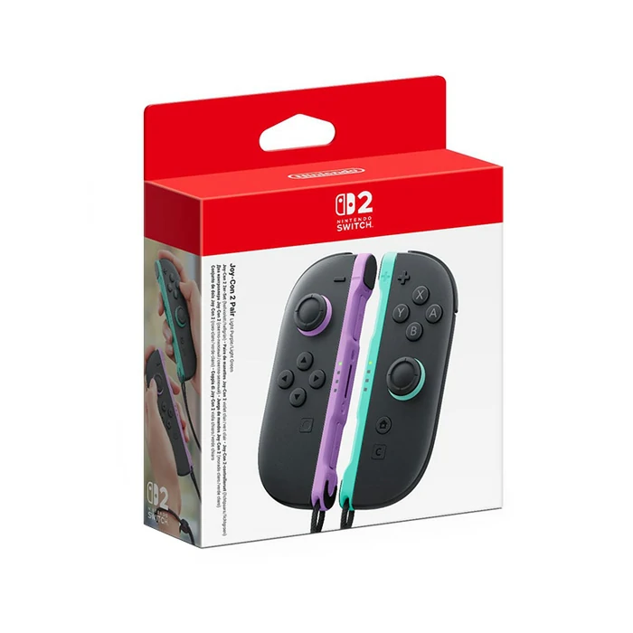 Joy Con نینتندو سوییچ 2 – بنفش و سبز روشن — تصویر ۳