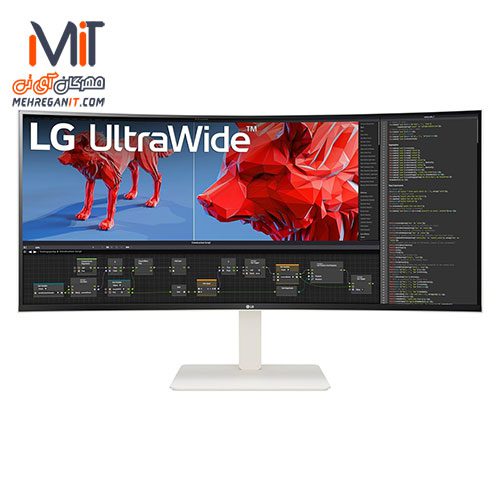 مانیتور خمیده 38 اینچ ال جی UltraWide 38WR85QC-W