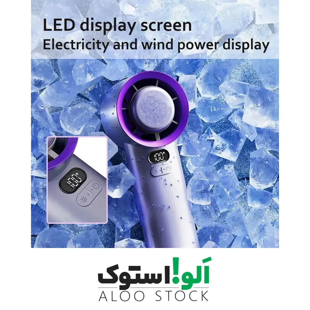 پنکه دستی مینی مدل High Speed Refrigeration Mini Handheld Fan M57 — تصویر ۸