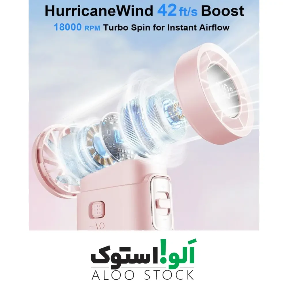 پنکه شارژی دستی شیائومی یوپین SOTHING DSHJ-S-2422B — تصویر ۸
