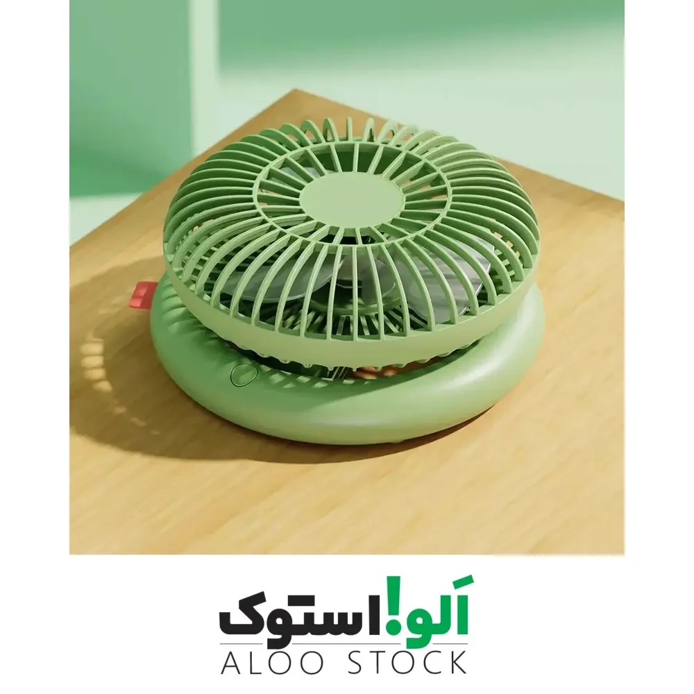 پنکه رومیزی شارژی کوالیتل مدل Qualitell Foldable Desktop Fan Z1 — تصویر ۷