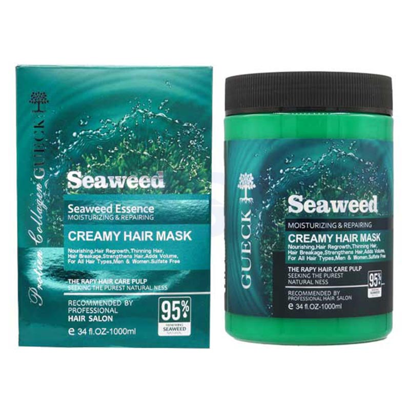 ماسک مو داخل حمام فاقد سولفات جلبک دریایی SEAWEED حجم 1000 لیتر — تصویر ۲