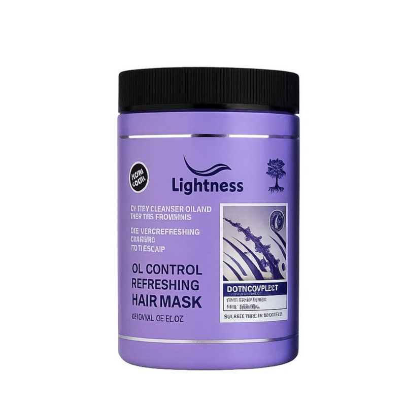 ماسک داخل حمام تقویت کننده مو لایتنس مدل Biotin مناسب موی چرب حجم 1000لیتر — تصویر ۲