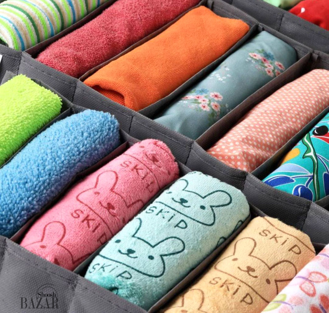 نظم دهنده 8 خانه پارچه ای سایز دو اندازه 50*20
