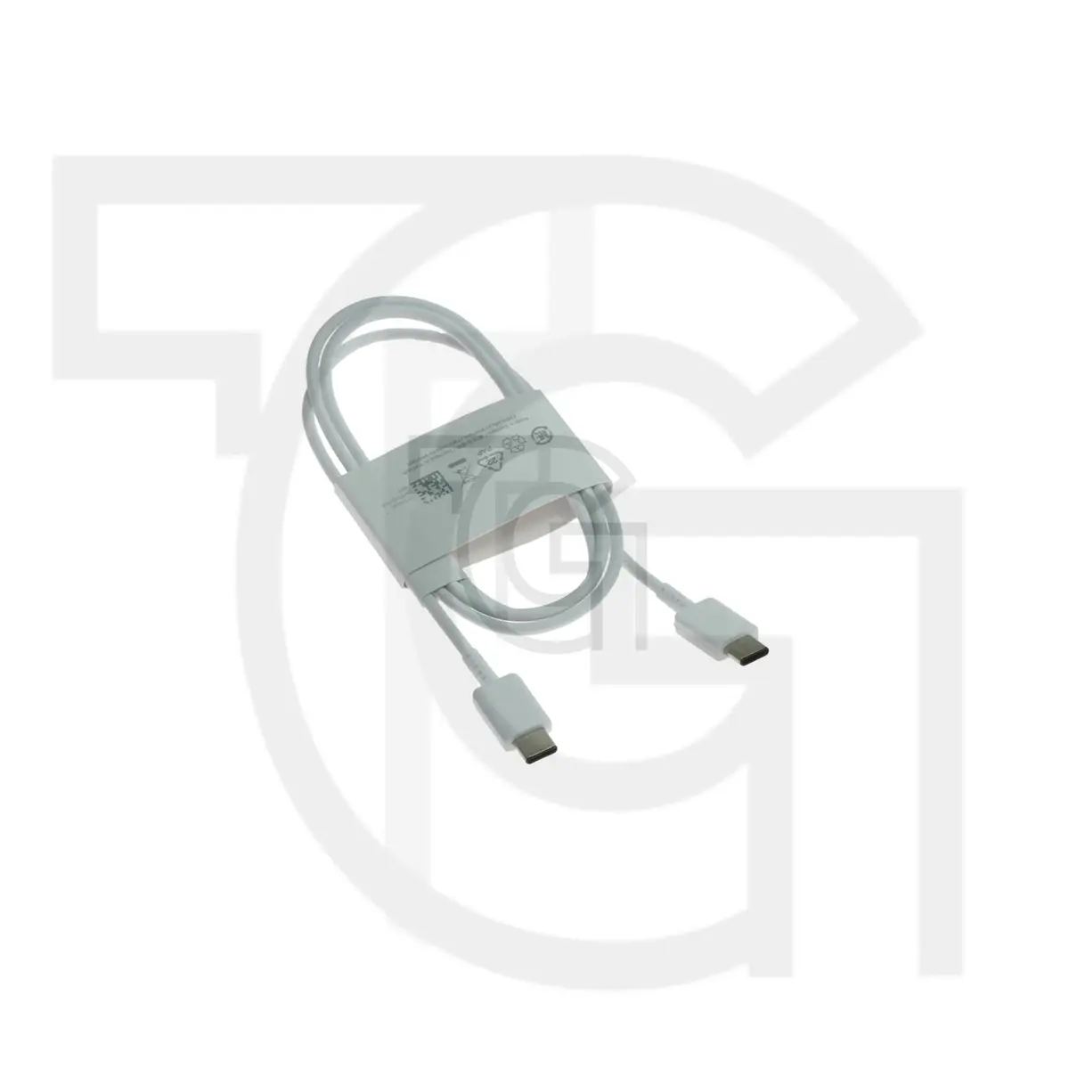 کابل شارژر سامسونگ (سفید)(اورجینال)(USB Type-C to USB Type-C) Cable Charger Samsung