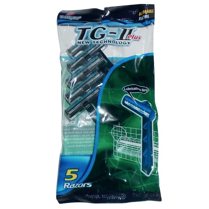 خود تراش دورکو صابون دار مدل TG-II بسته 5 عددی — تصویر ۲