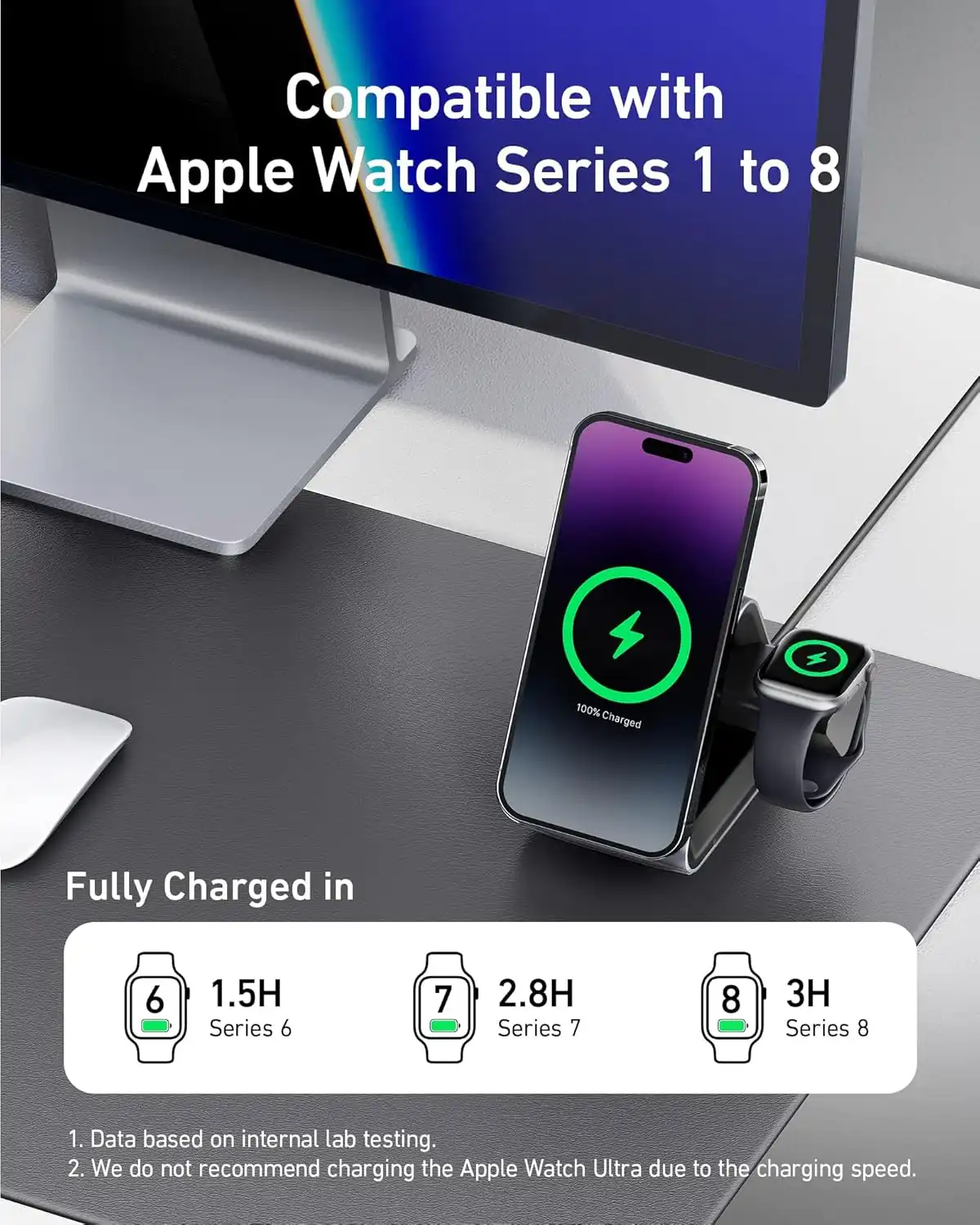شارژر بی سیم 3 در 1 انکر Anker 737 MagGo Charger 3 in 1 — تصویر ۴