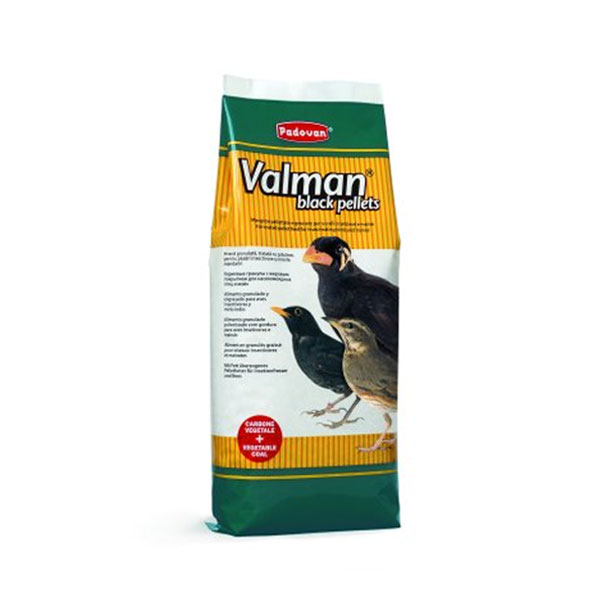 غذای پلت مشکی مرغ مینا و پرندگان حشره خوار پادوان – Valman black