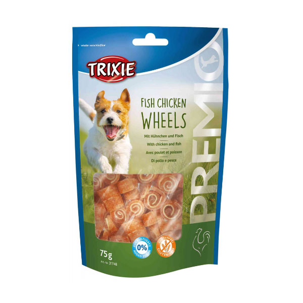 تشویقی سگ با طعم مرغ و ماهی تریکسی – Trixie Fish Chicken Wheels