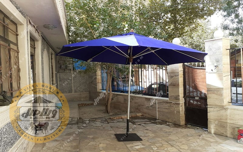 چتر پایه وسط باغی قطر چهار متری هشت ضلعی — تصویر ۲