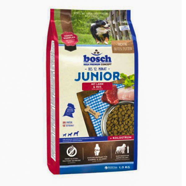 غذای توله سگ با طعم برنج و بره بوش – Bosch Junior Lamb &amp; Rice