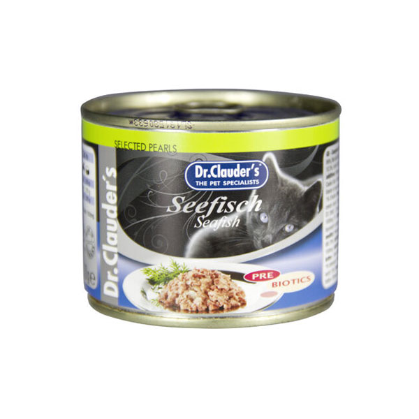 کنسرو گربه پروبیوتیک با طعم ماهی دکتر کلودرز – seafish