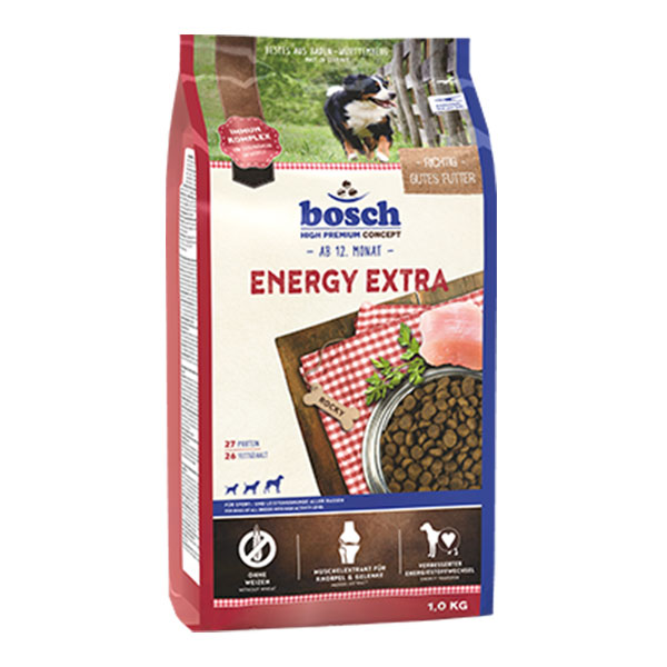 غذای سگ بالغ پرمیوم با انرژی بالا بوش – Bosch Energy Extra