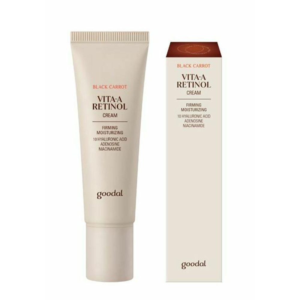 کرم سفت کننده هویج سیاه گودال حاوی رتینول و ویتامین آ Goodal Black Carrot Vita-A Retinol Firming Cream 50ml — تصویر ۲