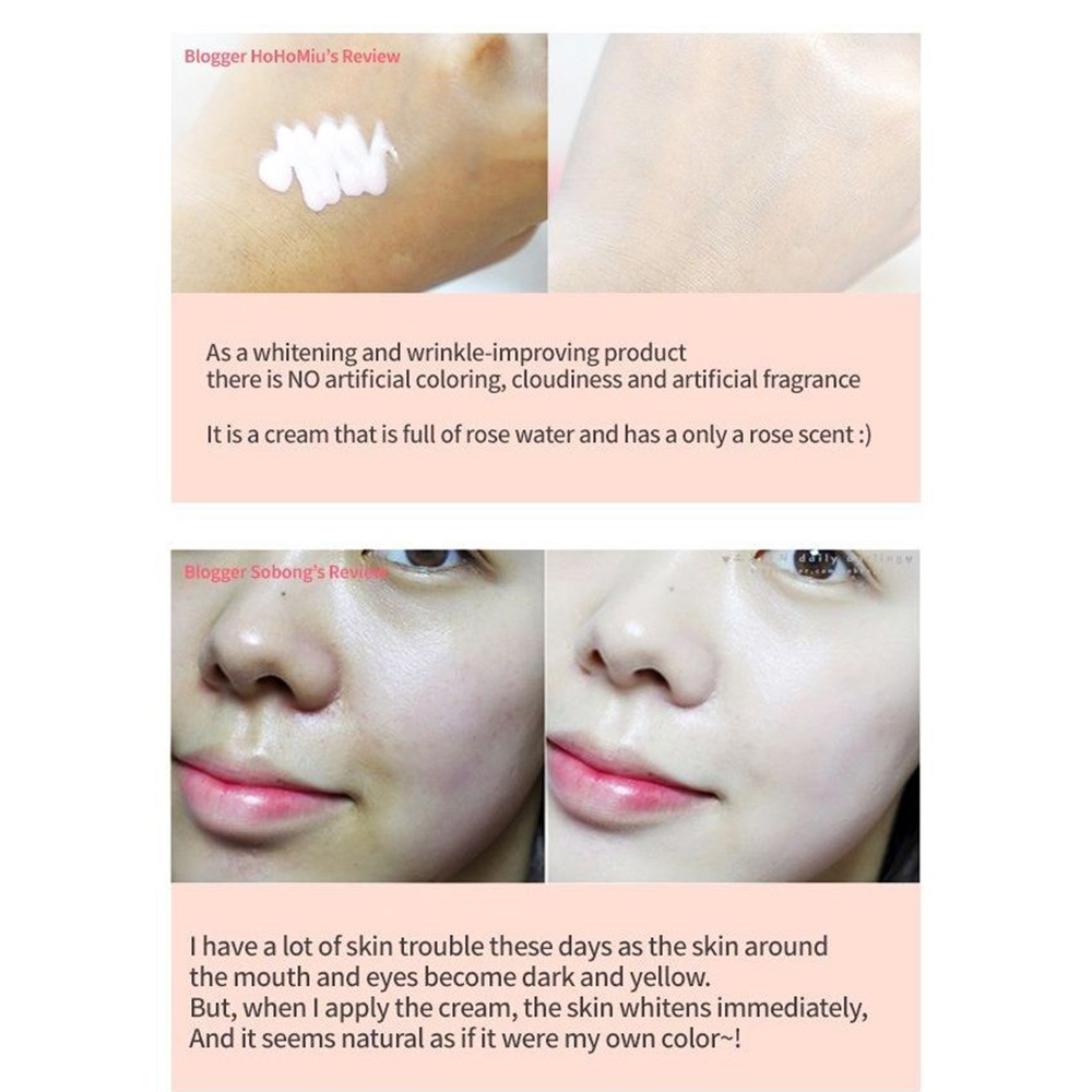کرم مرطوب کننده و روشن کننده گل رز سام بای می Some By Mi Rose Intensive Tone-Up Cream 50ml — تصویر ۵