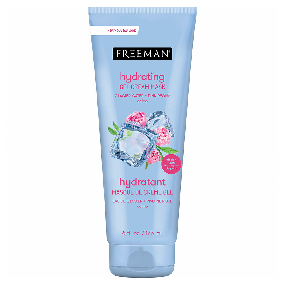 ماسک آبرسان گل رز پئونی فریمن Freeman Hydrating Glacier Water and Pink Peony Gel Cream Mask — تصویر ۲