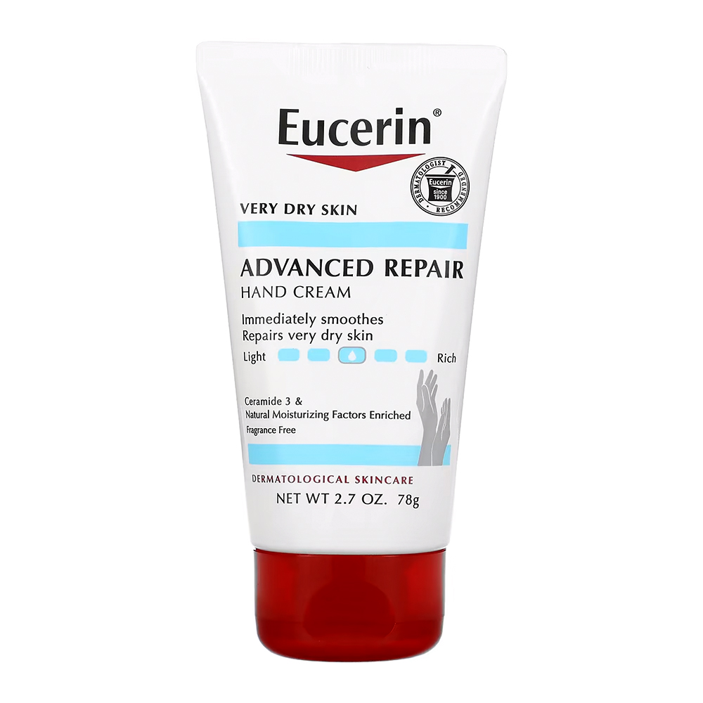کرم دست ترمیم کننده اوسرین EUCERIN ADVANCED REAPIR HAND CREAM 78G — تصویر ۲