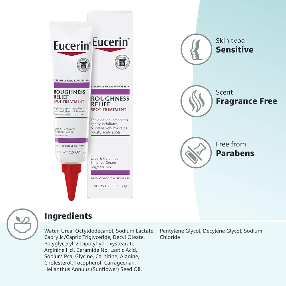ژل کرم ضد لک اوسرین درمان لکه های سر سخت پوست Eucerin Roughness Relief Spot Treatment 71g — تصویر ۶