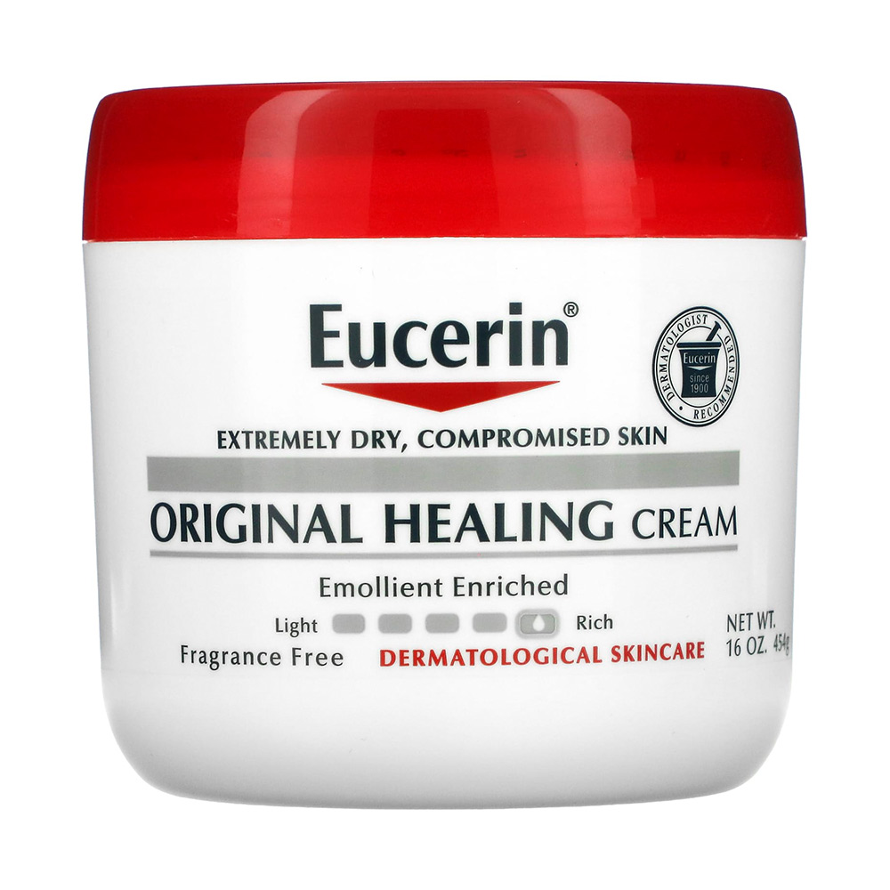 کرم بدن مرطوب کننده و تسکین دهنده اوسرین Eucerin Roughness Relief Cream 454g — تصویر ۲