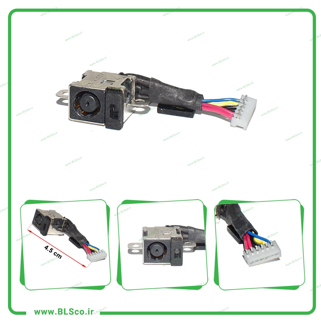 سوکت شارژ کد 5064 لپ تاپ اچ پی پاویلیون DV3500