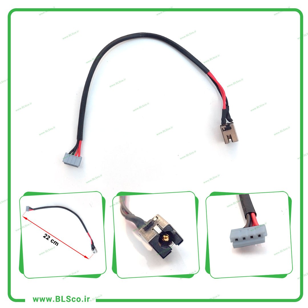 سوکت شارژ کد 5053 لپ تاپ ایسوس K75VJ