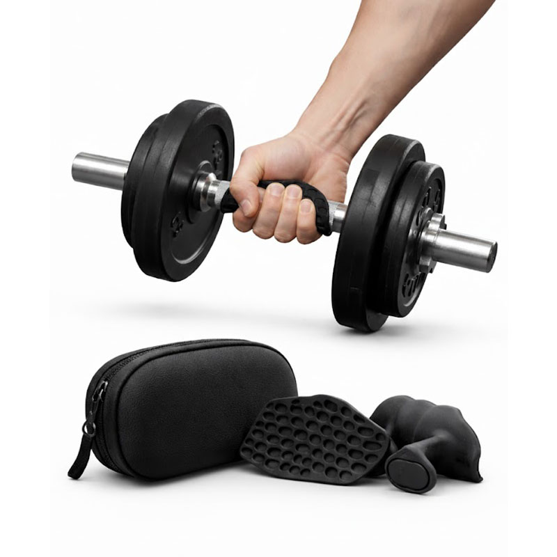 پد محافظ و ضد لغزش دست سیلیکونی مدل Max Grip Pad-404K1331 بسته دو عددی کیف دار