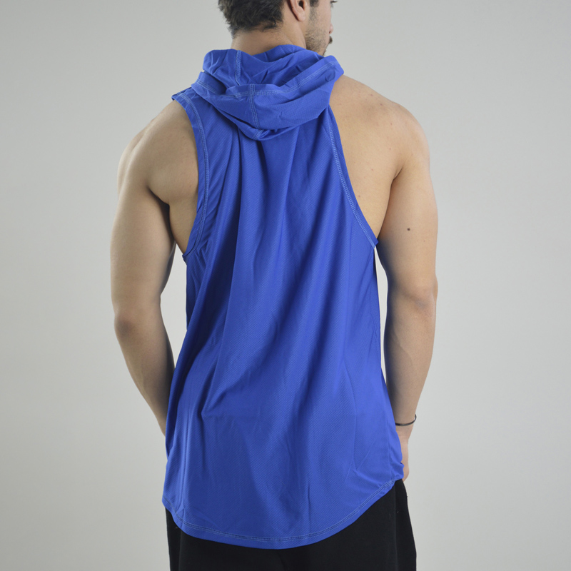 رکابی کلاهدار ورزشی مردانه نایک مدل VHD-Dri Fit-4K1003 آبی — تصویر ۷