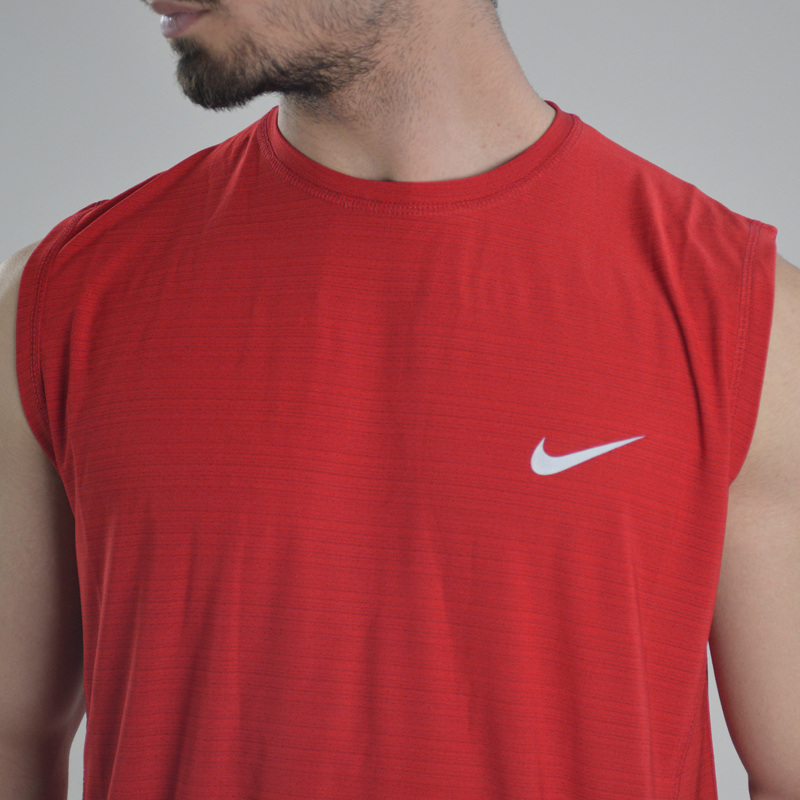 رکابی ورزشی مردانه نایک مدل VHD-Dri Fit-4K0988 قرمز — تصویر ۶
